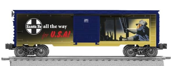 Picture of Lionel Santa Fe Railroad Art Boxcar