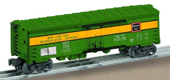 Picture of Burlington #6672 Reefer