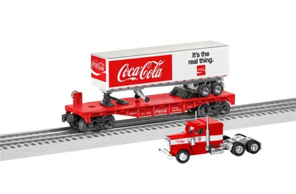 Picture of Coca Cola Flatcar w/Tractor Trailer