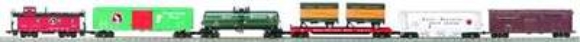 Picture of MTH Premier Great Northern 6-Car Freight Set