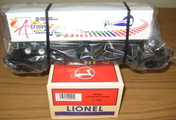 Picture of Lionel Artrain Flatcar with Trailer