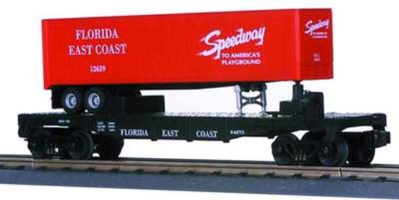 Picture of Florida East Coast Flatcar w/Trailer