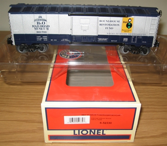 Picture of B&O Museum Fundrasier Boxcar