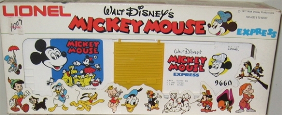 Picture of Mickey Mouse Hi-cube Boxcar