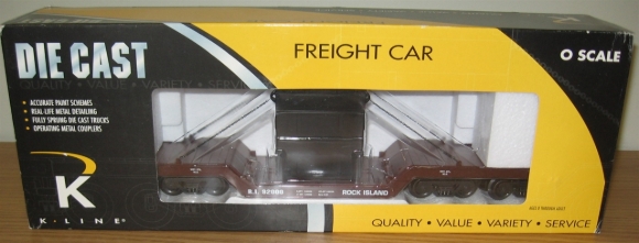 Picture of Rock Island Depressed Flatcar w/Transformer