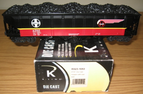Picture of Santa Fe Warbonnet Die-Cast 4-Bay Hopper