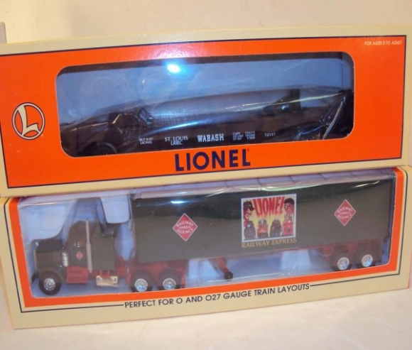 Picture of StLRRC Wabash Flatcar w/REA Truck/Trailer