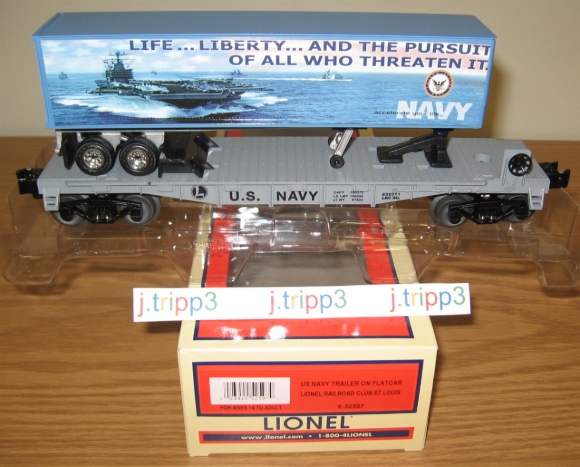 Picture of LRRC U.S. Navy Flatcar w/Trailer