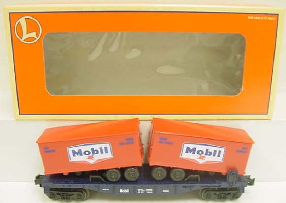 Picture of 19471 - Mobil Flatcar w/Piggyback Trailer