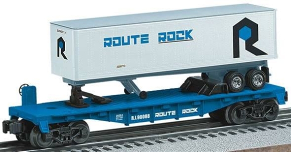 Picture of Rock Island Flatcar w/Trailer 