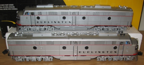Picture of CB&Q Burlington E8 'AA' Diesel w/TMCC (used)