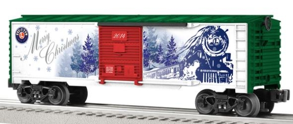 Picture of Christmas 2014 O Gauge Boxcar