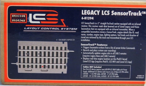 Picture of LCS 5" Fastrack IR Sensor Track