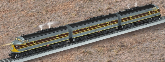 Picture of Lionel Erie-Lackawanna TMCC Scale F-3 'ABBA' (24534/24538)