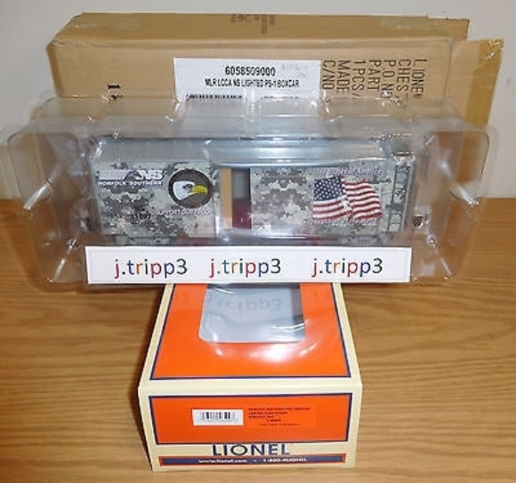 Picture of LCCA Norfolk Southern Camouflage PS-1 Lighted Boxcar