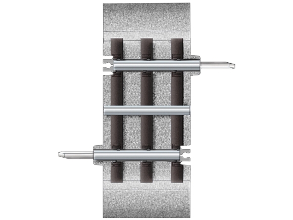 Picture of FasTrack  1 3/8" Track Section w/roadbed