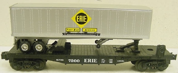 Picture of Erie Flatcar w/Single Trailer