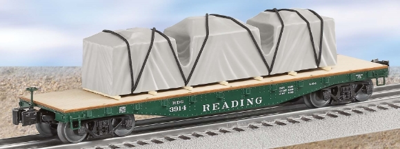 Picture of Reading 40' Flatcar w/Covered Load