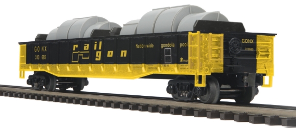 Picture of Railgon Gondola car with coil load