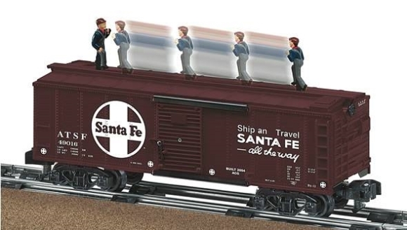 Picture of Santa Fe Walking Brakeman Boxcar