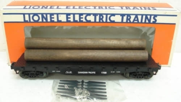 Picture of Canadian Pacific St 'O' Flatcar w/Logs  & Chains