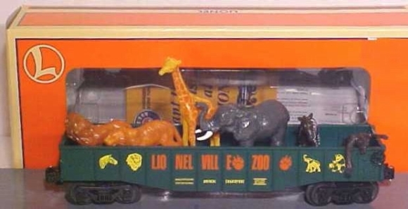 Picture of Lionelville Gondola w/Zoo Animals