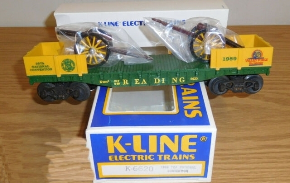 Picture of TCA Reading Flatcar w/(2) Civil War Cannons