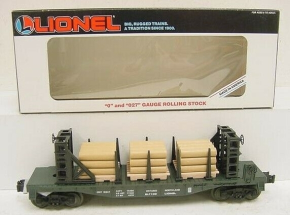 Picture of Ontario Northland Flatcar w/woodload