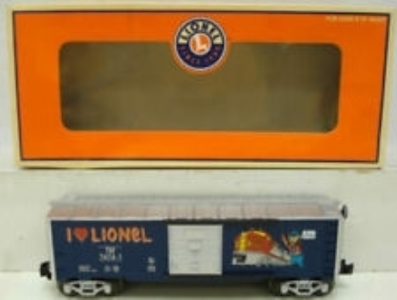 Picture of Tom McComas I Love Lionel boxcar