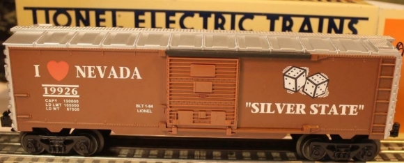 Picture of I Love Nevada Boxcar