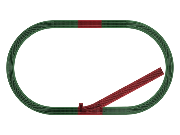Picture of AF S-Gauge FasTrack Siding Add-On Track Pack