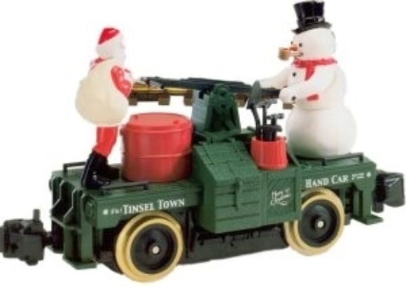 Picture of Santa & Snowman Handcar (G-Scale)