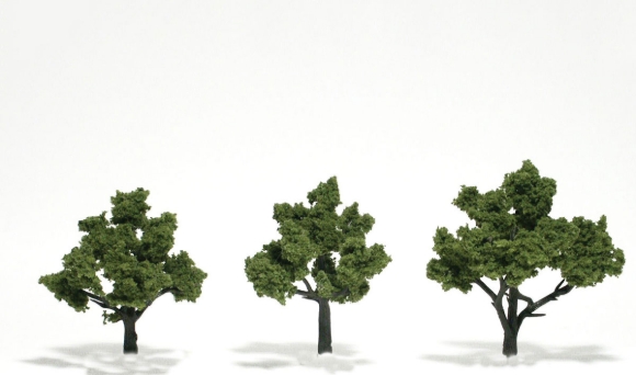 Picture of Light Green Tree 3pk. - Woodland Scencis   