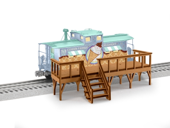 Picture of Cowen's Family Creamery NE Caboose w/Deck