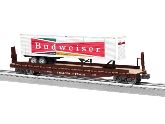Picture of TTX 50' Flatcar w/Budweiser Trailer  