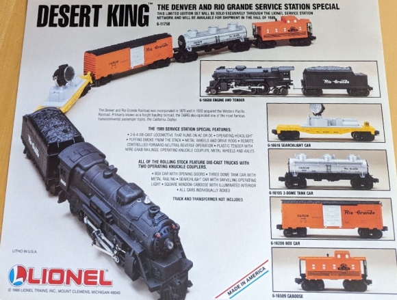 Picture of 1989sss - Service Station Set Flyer 