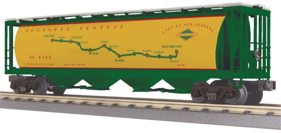 Picture of Illinois Central (Map) Cylindrical Hopper Car