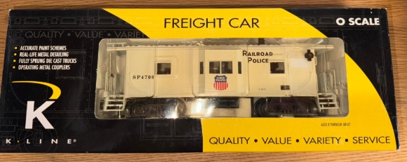 Picture of K-Line Union Pacific Railroad Police Scale-Sized Caboose 