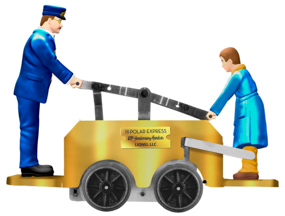 Picture of Lionel The Polar Express Wind-Up Handcar (Gold Edition)