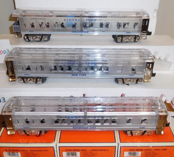 Picture of Lionel Clear Body Madison 3-Car Set