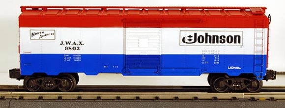 Picture of Lionel 9803 Johnson Wax Boxcar