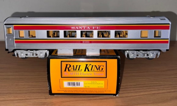 Picture of MTH RailKing Santa Fe 'O-27' Coach Passenger Car