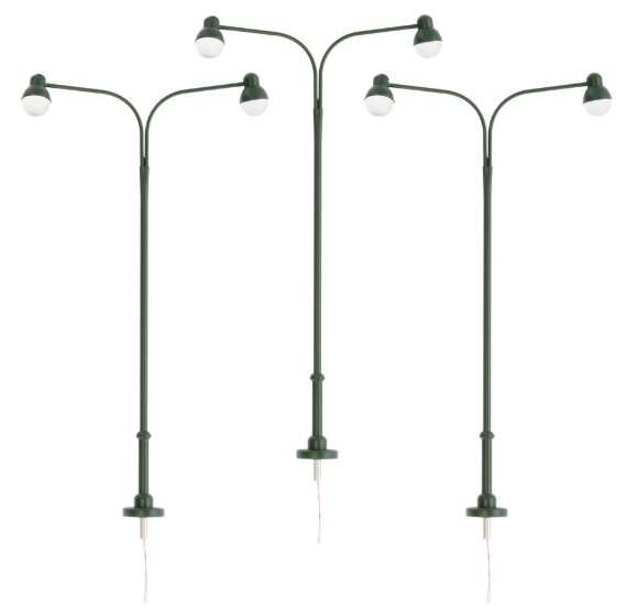 Picture of Lionel Double-Arm Globe Light 3-Pack