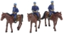 Picture of K-Line by Lionel Mounted Police Figures w/ Horses