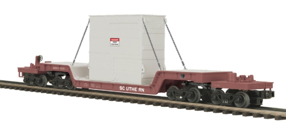 Picture of MTH Premier Southern 75' Depressed Flat Car w/ Transformer