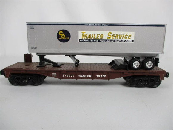 Picture of Lionel C&O Flatcar w/Trailer 