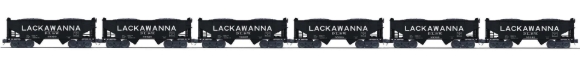 Picture of MTH Premier Lackawanna 2-Bay Hopper 6-Car Set 