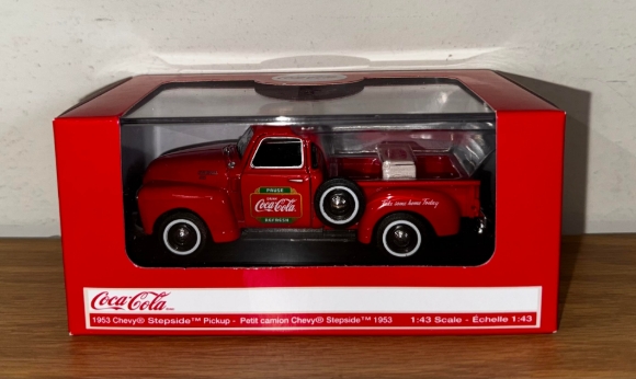 Picture of ATLAS Coca-Cola 1953 Chevy Pickup Truck w/ Cooler