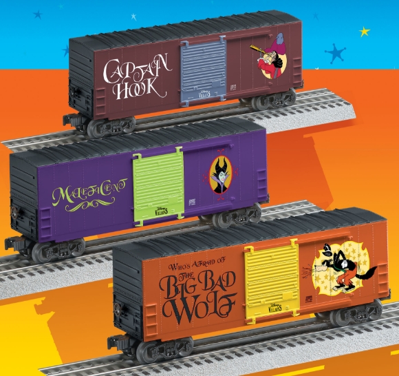 Picture of Lionel Disney Villains Hi-Cube Boxcar 3-pack