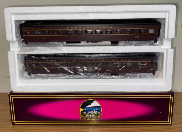 Picture of MTH Premier Pennsylvania 70' Streamlined Passenger Car 2-pk